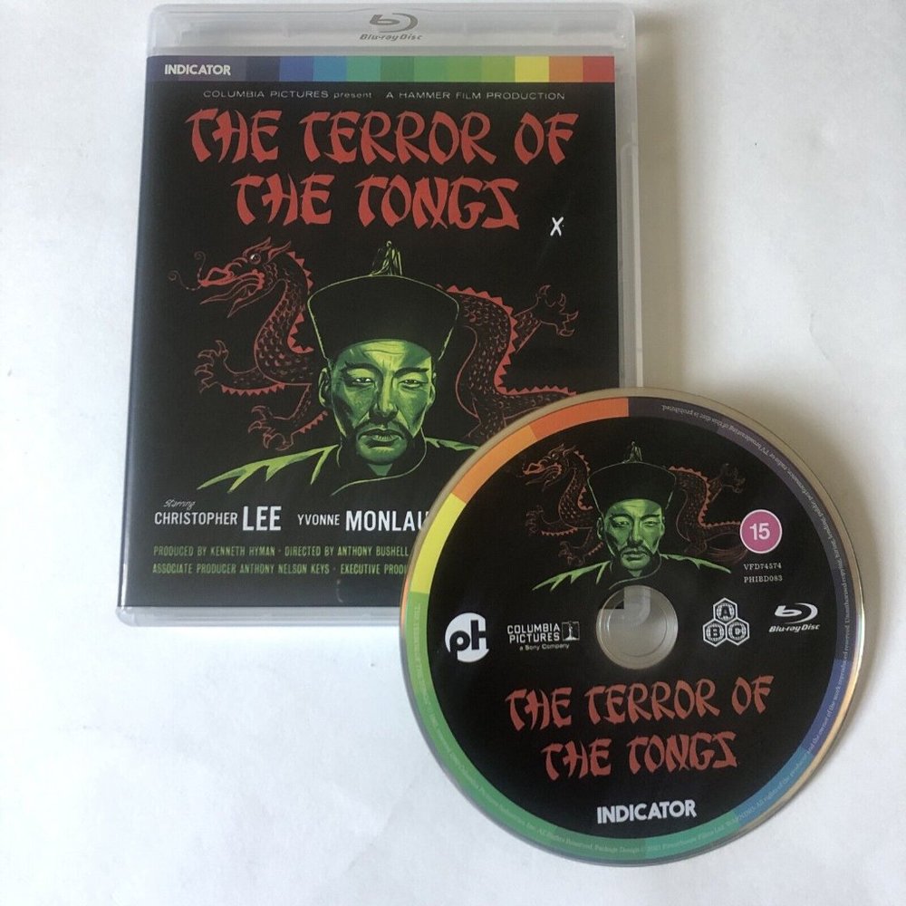 Indicator HD-The Terror of the Tongs-Blu-ray-NR-Christopher Lee-import-bonus